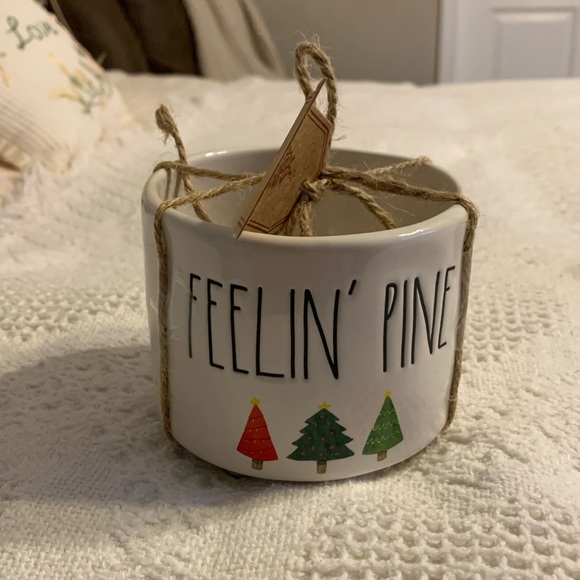 RAE DUNN Christmas Holiday decor candy nuts dish jelly jars GIFT or hostess - Picture 3 of 7